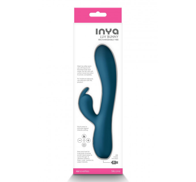 Вибратор кролик NS Novelties INYA LUV BUNNY DARK TEAL