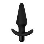 Анальная пробка с вибрацией Blush Anal Adventures черная, 12.7 х 3.8 см