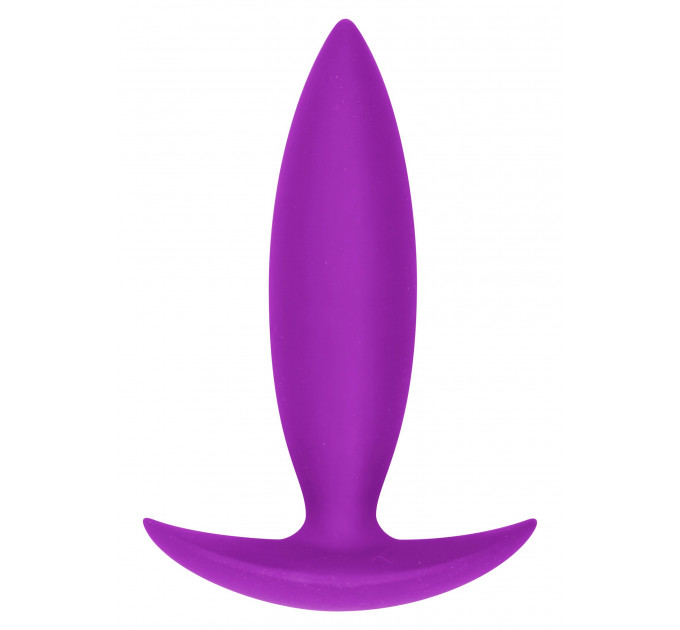 Анальная пробка Toy Joy Anal Play Bubble Butt Player Starter пурпурная, 10х2,5 см