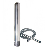 Анальний душ со шлангом Joy Division Aluminium Intimate Douche, стальной