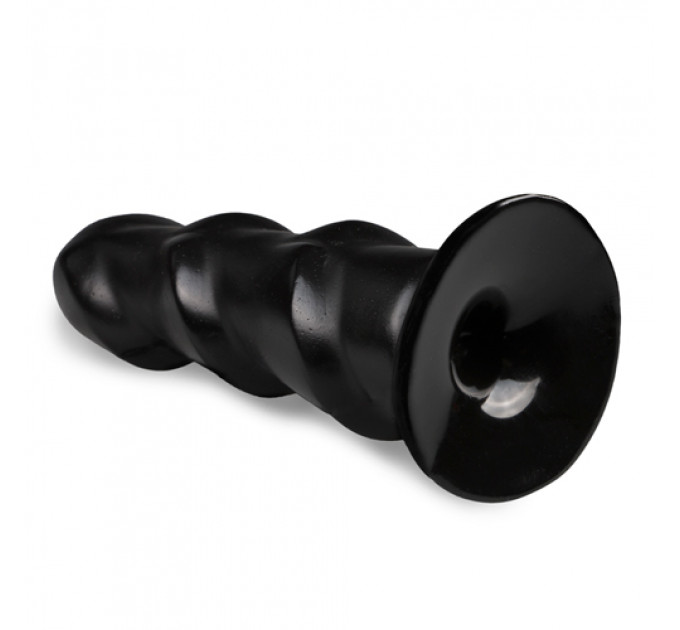 Анальный плаг для фистинга All Black AB40 12 см х 6 см, черный
