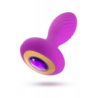 Анальный вибратор со стразом Blush Oh My Gem Charm Amethyst цвет фуксия