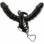 Двойной страпон с вибрацией Pipedream FF Double Delight