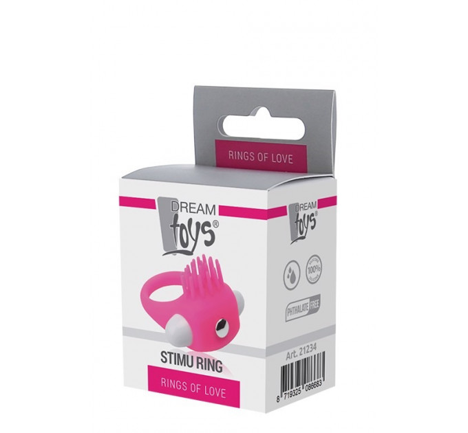 Ерекційне віброкільце LIT-UP SILICONE STIMU RING 5 PINK