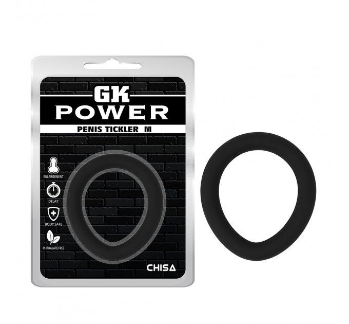 Эрекционное кольцо Chisa GK Power, черный