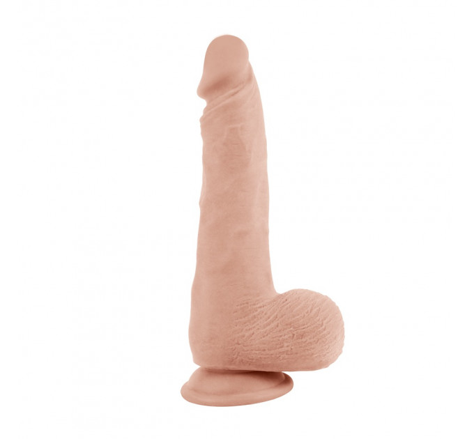 Фаллоимитатор реалистичный с мошонкой Chisa T-skin ReaL Desire Sniper на присоске, телесный
