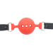 Кляп DS Fetish Mouth silicone gag L black/red