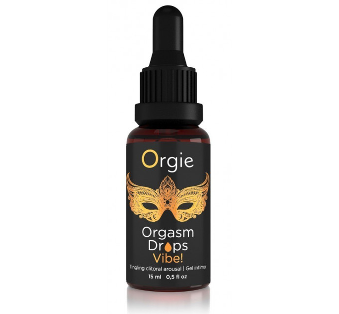 Клиторальные капли с вибрацией ORGASM DROPS VIBE - 15 мл