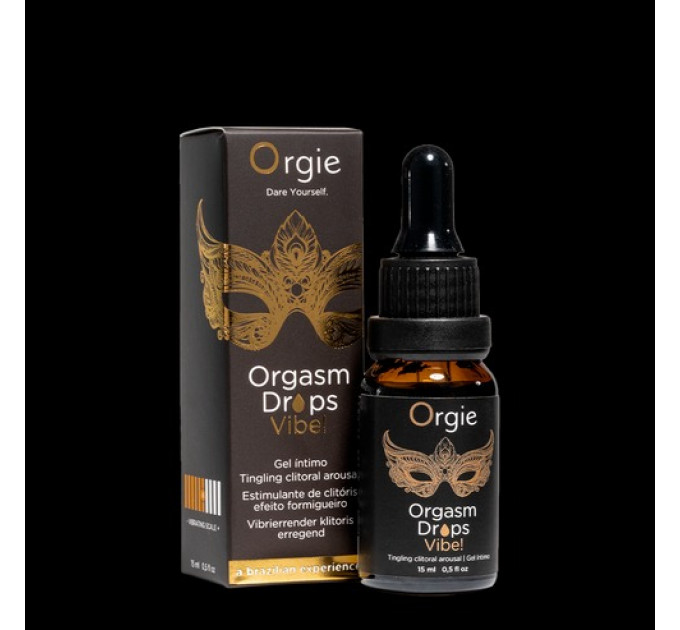 Кліторальні краплі з вібрацією ORGASM DROPS VIBE - 15 мл