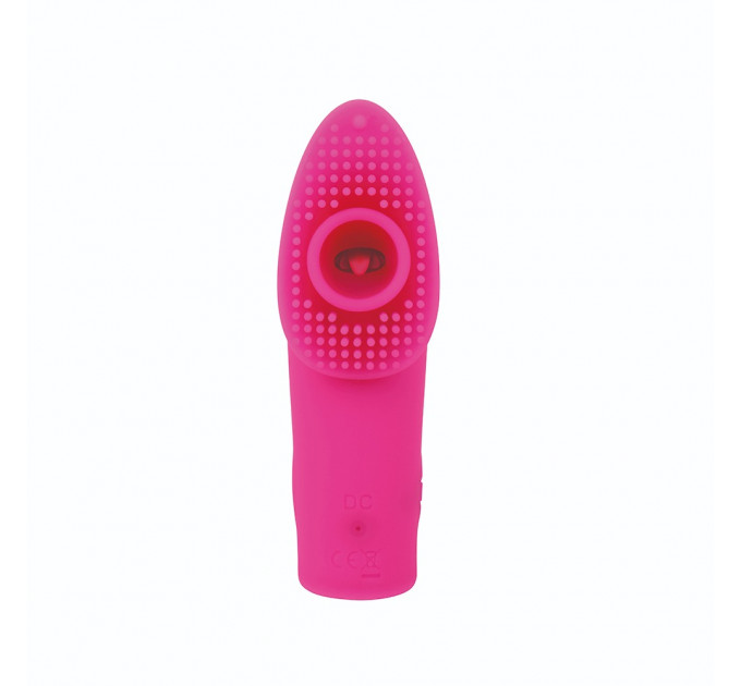 Клиторальный стимулятор с мини-язычком Chisa Joy Jumper Trochilus, розовый