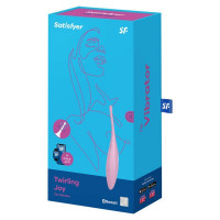 Клиторальный вибратор Satisfyer Twirling Joy с управлением через приложение, розовый