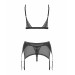 Комплект Obsessive Shibu 3-pcs set black L/XL