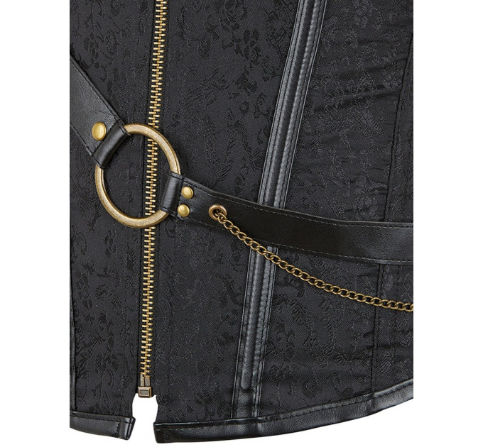 Корсет Star Night 14 Soft Steel Bones чорний, XS