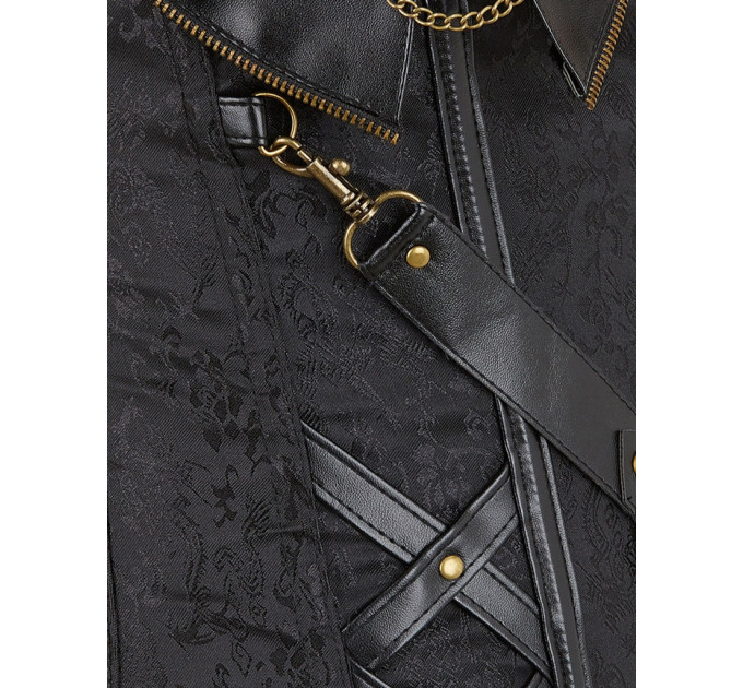 Корсет Star Night 14 Soft Steel Bones чорний, XS