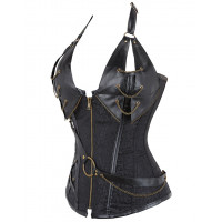 Корсет Star Night 14 Soft Steel Bones чорний, XS