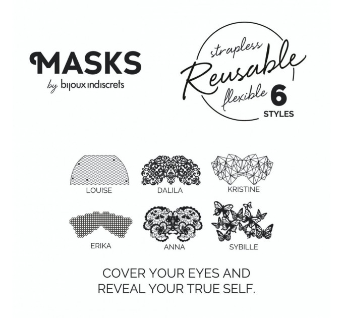 Маска виниловая клеевое крепление,Dalila Mask Bijoux Indiscrets