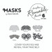 Маска виниловая клеевое крепление,Dalila Mask Bijoux Indiscrets