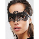 Маски на очі Star Night мереживні з вушками, чорні, 2 шт (без коробки)