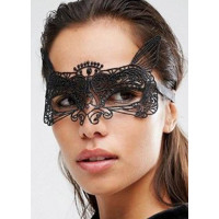 Маски на очі Star Night мереживні з вушками, чорні, 2 шт (без коробки) Маски на очі Star Night мереживні з вушками, чорні, 2 шт (без коробки)