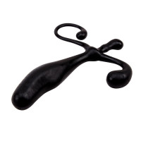 Массажер простаты Chisa GK Power Party Hat Cock Ring с фигурной ручкой, черный