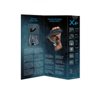 Массажер простаты размер S, XPANDER X4+ rechargeable PowerRocket, черный, 9.5 см
