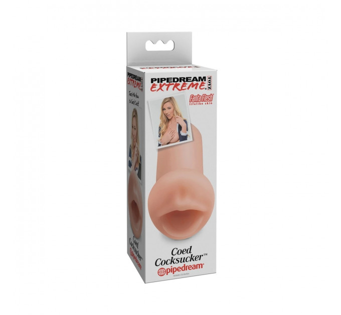 Мастурбатор Рот Pipedream PDX Extreme PET Coed Cocksucker, бежевый