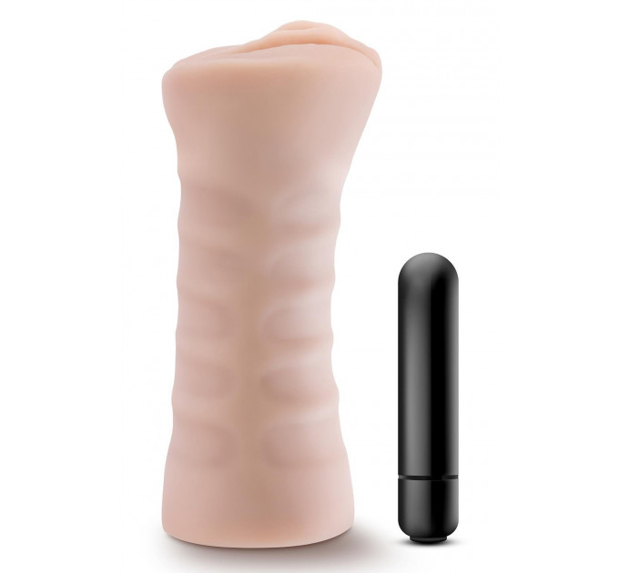 Мастурбатор вагина Blush Enlust Ayumi с вибропулей, 12 см