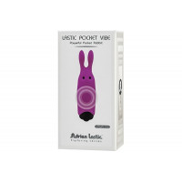 Мінівібратор у вигляді кролика Adrien Lastic Pocket Vibe Rabbit фіолетовий