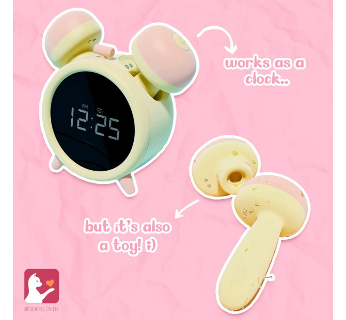 Набір "Годинник Оргазмів" BeYourLover Adult Clock Alarm смоктання та вібрація, з додатком