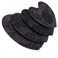 Наклейки на соски у формі серця Be Wicked Heart Nipple Stickers чорні, 3 пари
