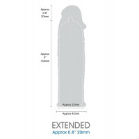 Насадка, що збільшує рельєфна NMC Length Extender чорна