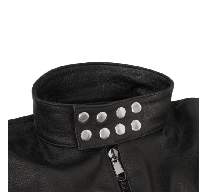 Смирительный мешок для БДСМ-игр ZADO Leather Bondage из натуральной кожи, черный