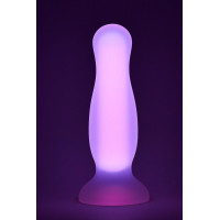 Анальна пробка люмінесцентна Dream Toys RADIANT Glow In The Dark рожева, L