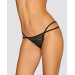 Трусики стринги с цепочками Obsessive Pantheria thong black L/XL