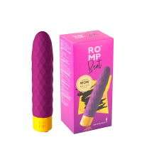 Классический рельефный вибратор Romp Beat фиолетовый