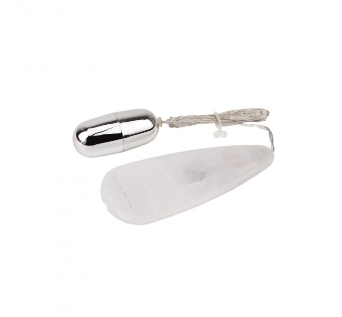 Вибропуля с пультом управления Chisa Hi-Basic My Sweetheart Bullet, серебристая