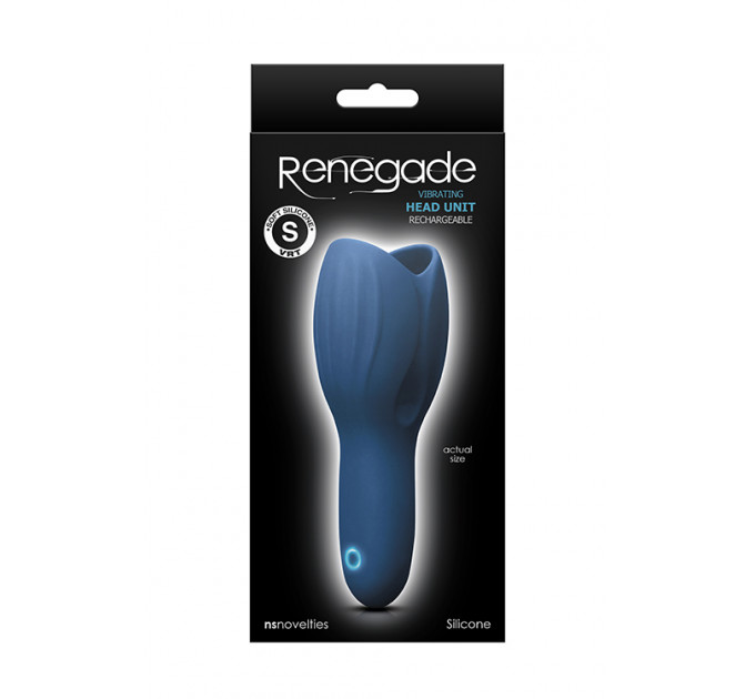 Вибратор для головки полового члена RENEGADE HEAD UNIT BLUE
