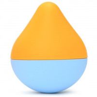 Вибратор для клитора Iroha Mini, желто-голубой