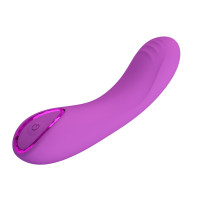Вибратор для точки G Pretty Love Dj Dick фиолетовый, 12.7 х 2.7 см