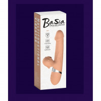 Вибратор-кролик Basia 2 in 1 USB 9 режимов вибрации и 5 скоростей движения