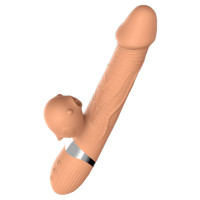 Вибратор-кролик Basia 2 in 1 USB 9 режимов вибрации и 5 скоростей движения Вибратор-кролик Basia 2 in 1 USB 9 режимов вибрации и 5 скоростей движения