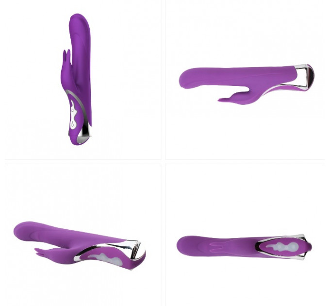 Вібратор-кролик Chisa Intimate Melody Missile Rabbit, фіолетовий