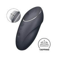Вібратор Satisfyer Tap & Climax 1 для клітора, чорний