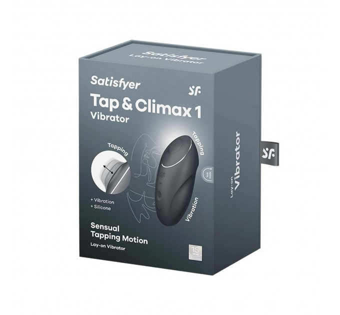 Вибратор Satisfyer Tap & Climax 1 для клитора, черный