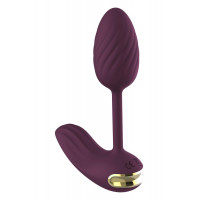 Віброяйце гнучке з пультом керування Dream Toys Essentials, фіолетовий