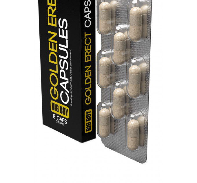 Таблетки для эрекции Cobeco Golden Erect (цена за упаковку, 8 капсул)