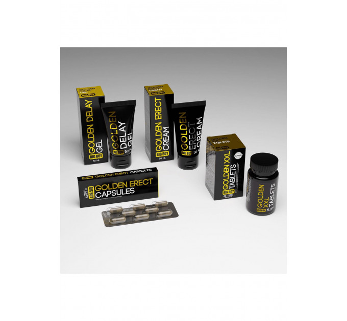 Таблетки для эрекции Cobeco Golden Erect (цена за упаковку, 8 капсул)
