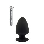 Термоактивна анальна пробка PREMIUM SILICONE PLUG S BLACK