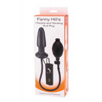 Вибромассажер плаг анальный стимулятор Fanny Hill''s Black Buttplug