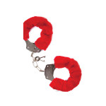 Наручники з хутром MAI No.38 METAL FURRY HANDCUFFS RED